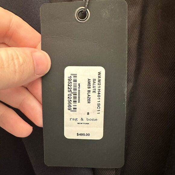 Rag & Bone Ames Blazer in Navy - size 8 ✨NWT✨ - Picture 13 of 13